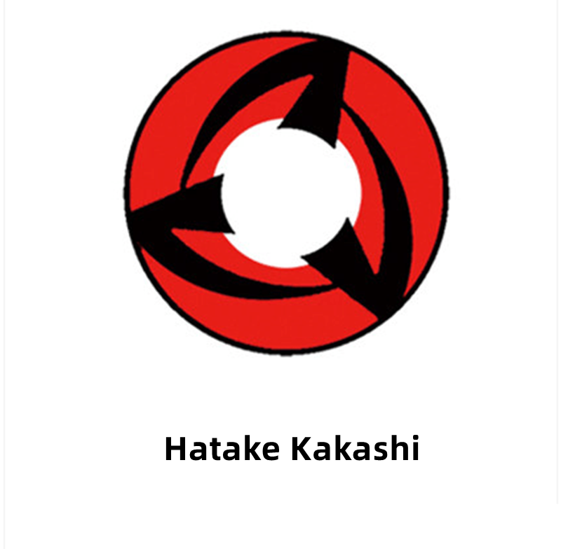 Khakasi, Sasuke and Itachi' s sharingan.